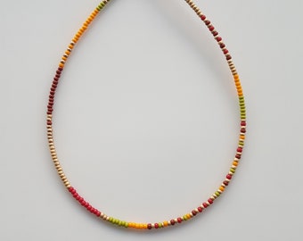 Minimalist Colorful Dainty Necklace Beads Necklace