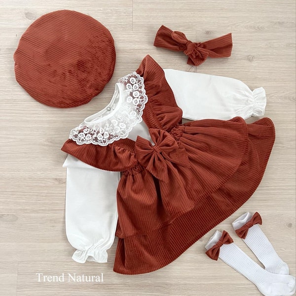 Ensemble de vêtements de fille mignonne| Jupe à volants à plusieurs niveaux de la petite fille | Cadeau d’anniversaire de petite fille| Robes de fille mignonnes