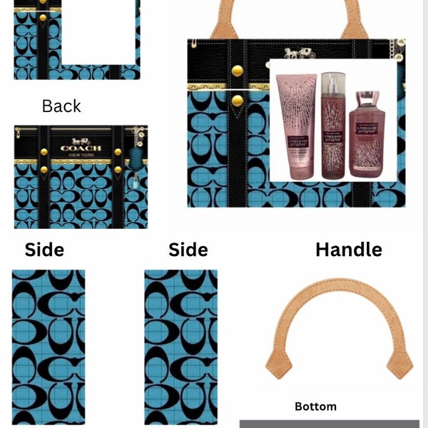 Handbag Gift Box Template/ Designer gift box/ printable gift box