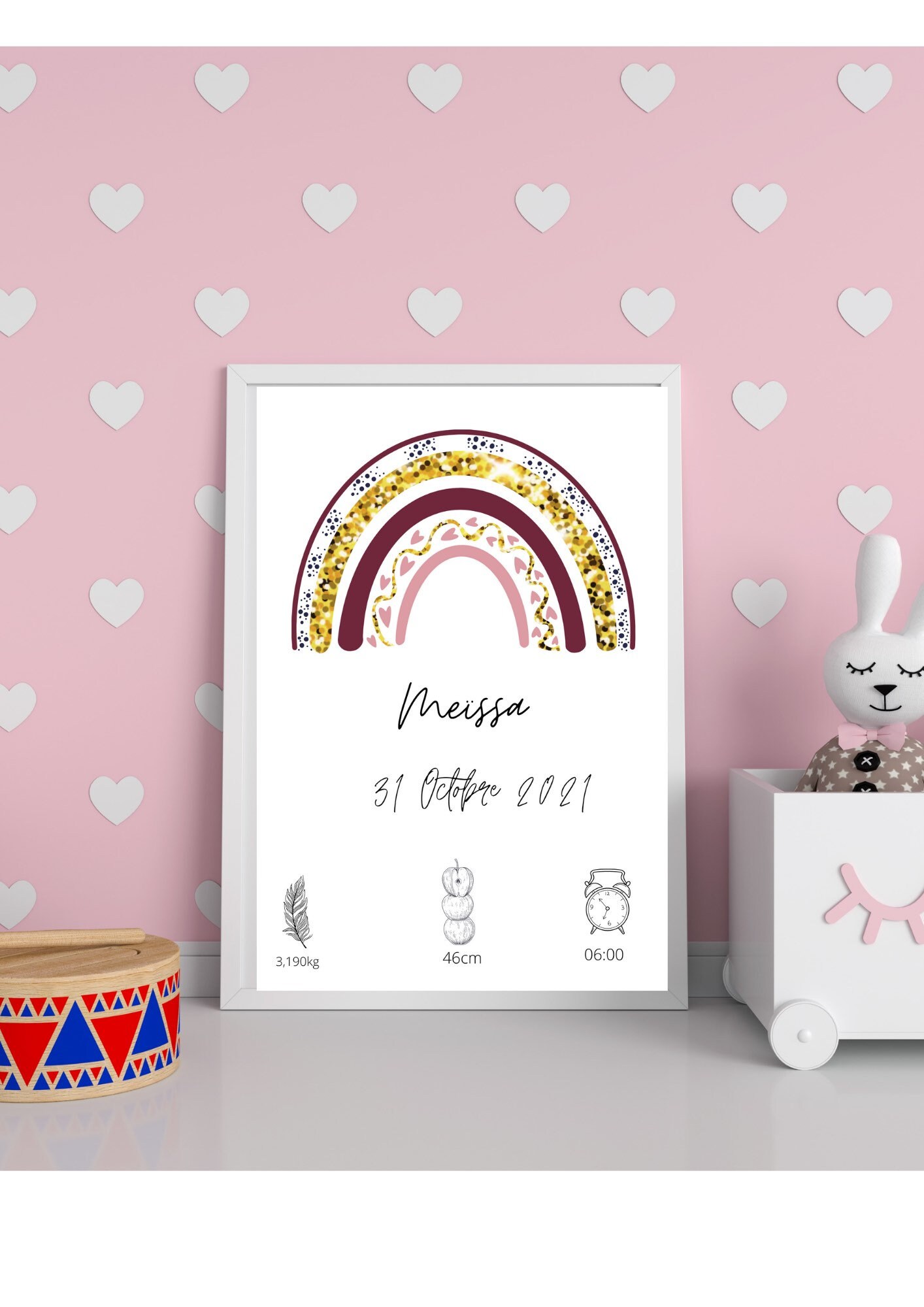 Affiche Naissance Personnalisée