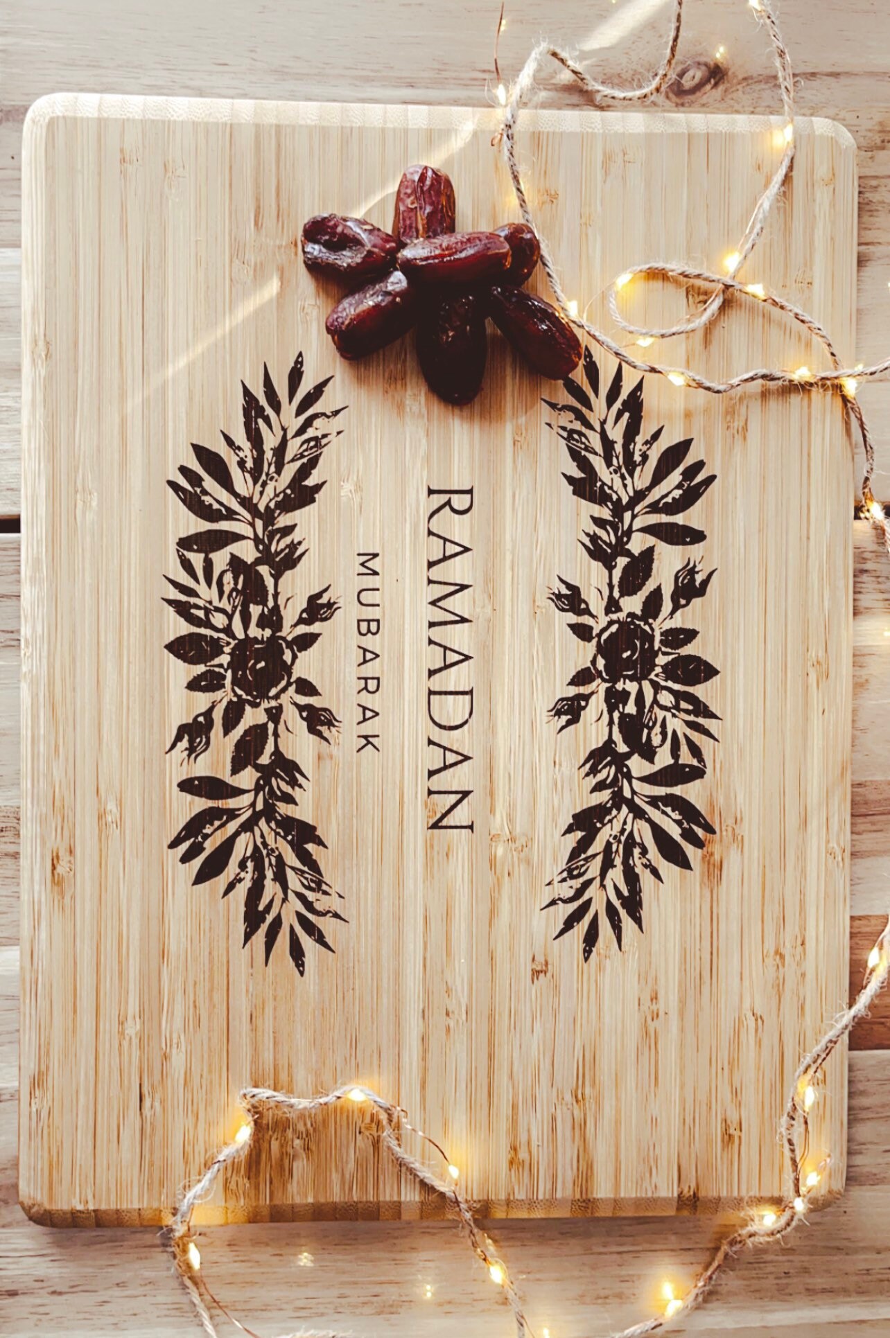 Planche A Découper Personnalisée/Planche de Présentation Apero Ramadan