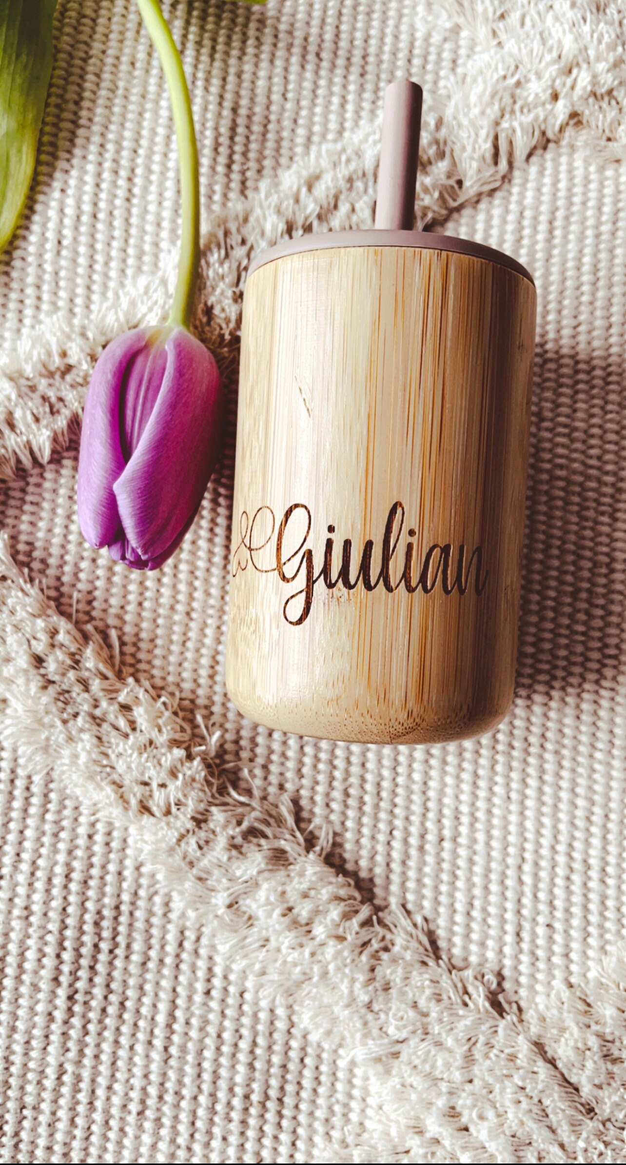 Verre/Gourde Bambou Bebe