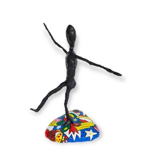 Scultura moderna Pop Art "Joie de vivre" regalo unico e speciale