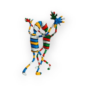 Scultura astratta pop art "Togetherness" decorazione soggiorno regalo creativo