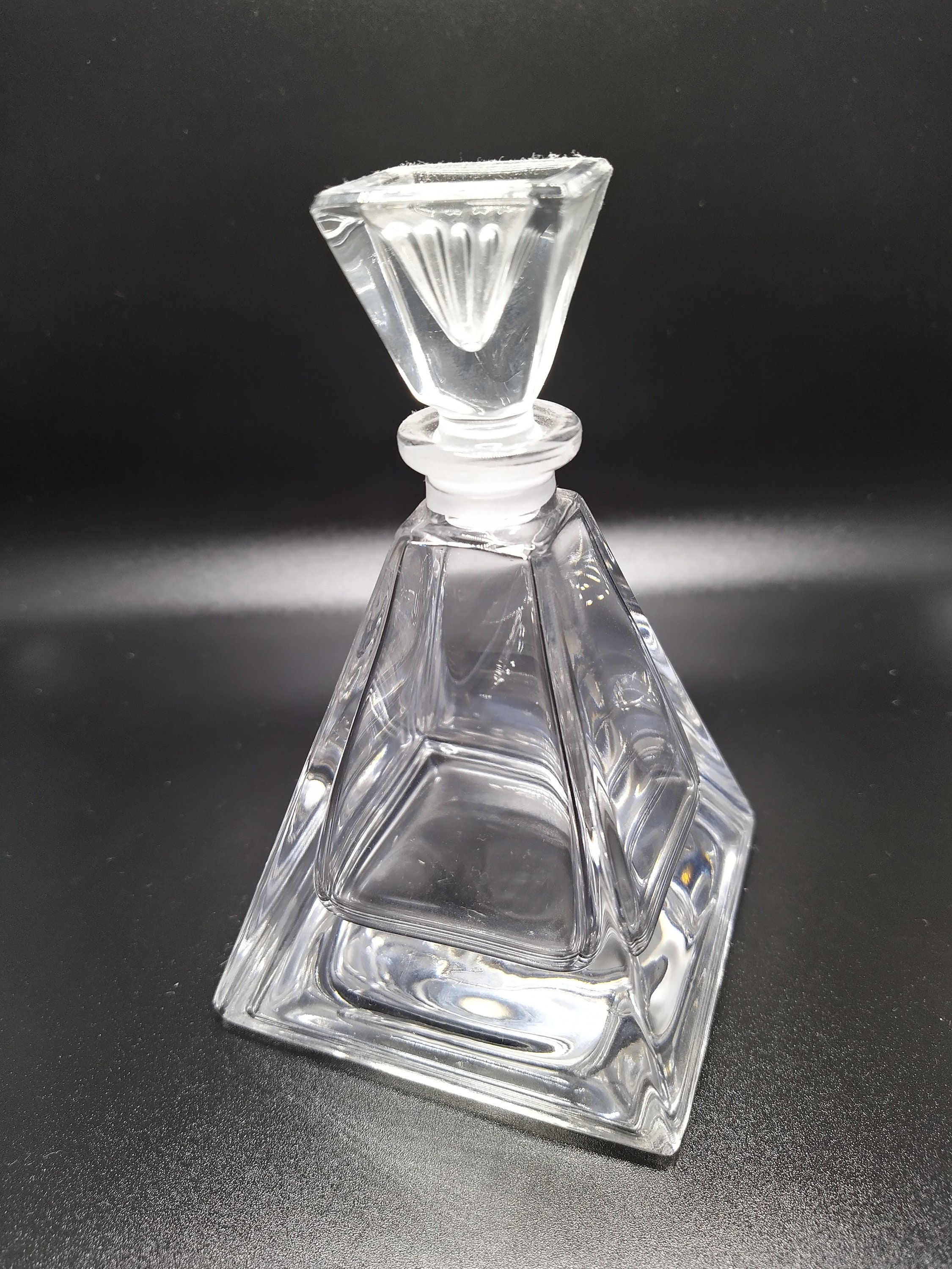 Art Deco Style Pyramid Perfume Bottle Etsy India