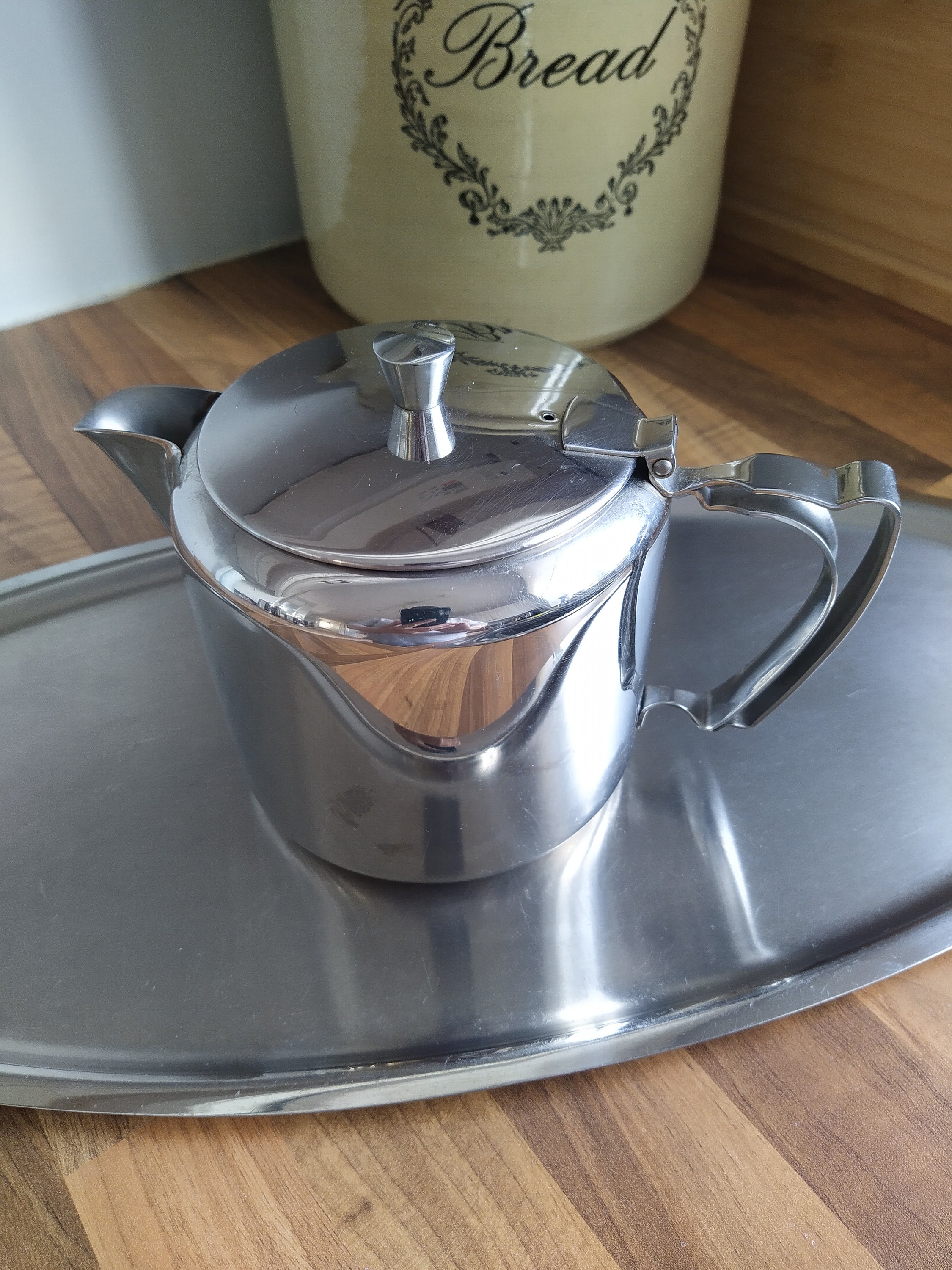 Vintage Old Hall Stainless Steel Tea Set Etsy UK