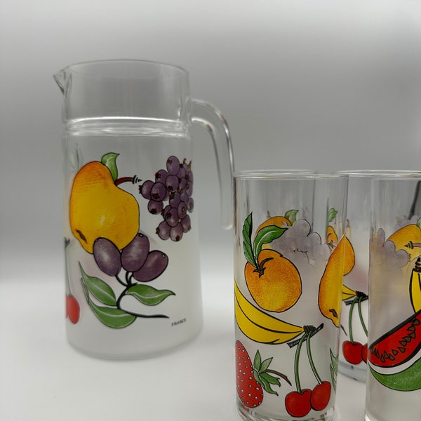 Fruit Juice Glasses Etsy
