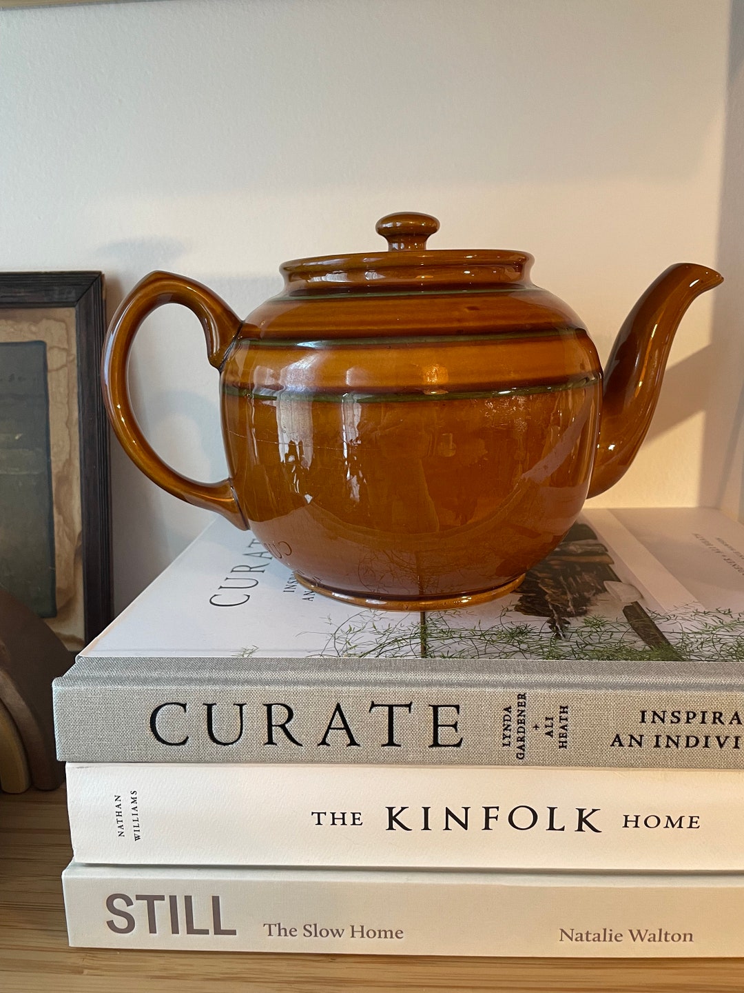 Vintage Brown Sadler Teapot, Made in England Etsy