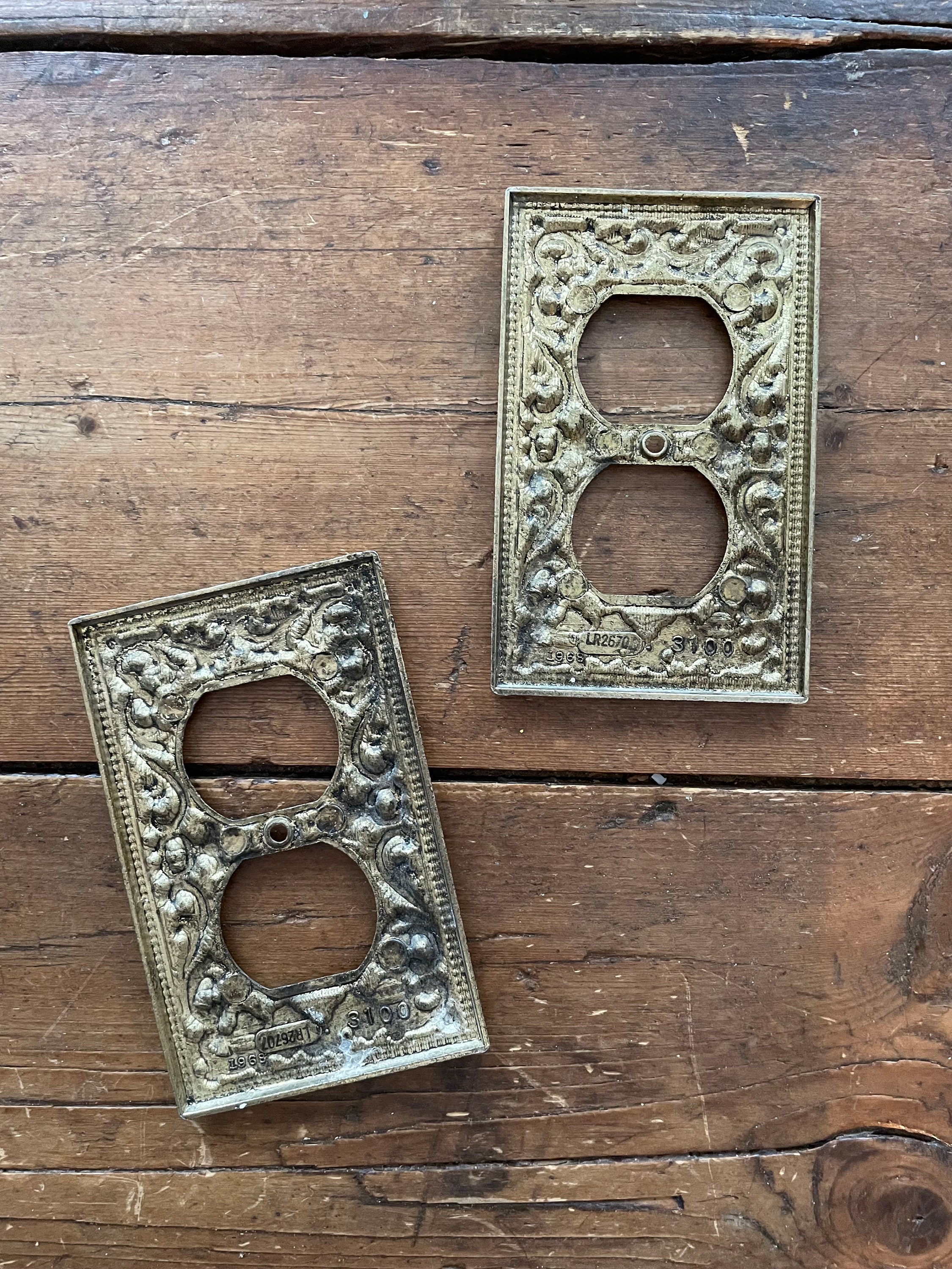 Vintage Power Outlet Wall Plate Plug Cover Electrical Wall Etsy