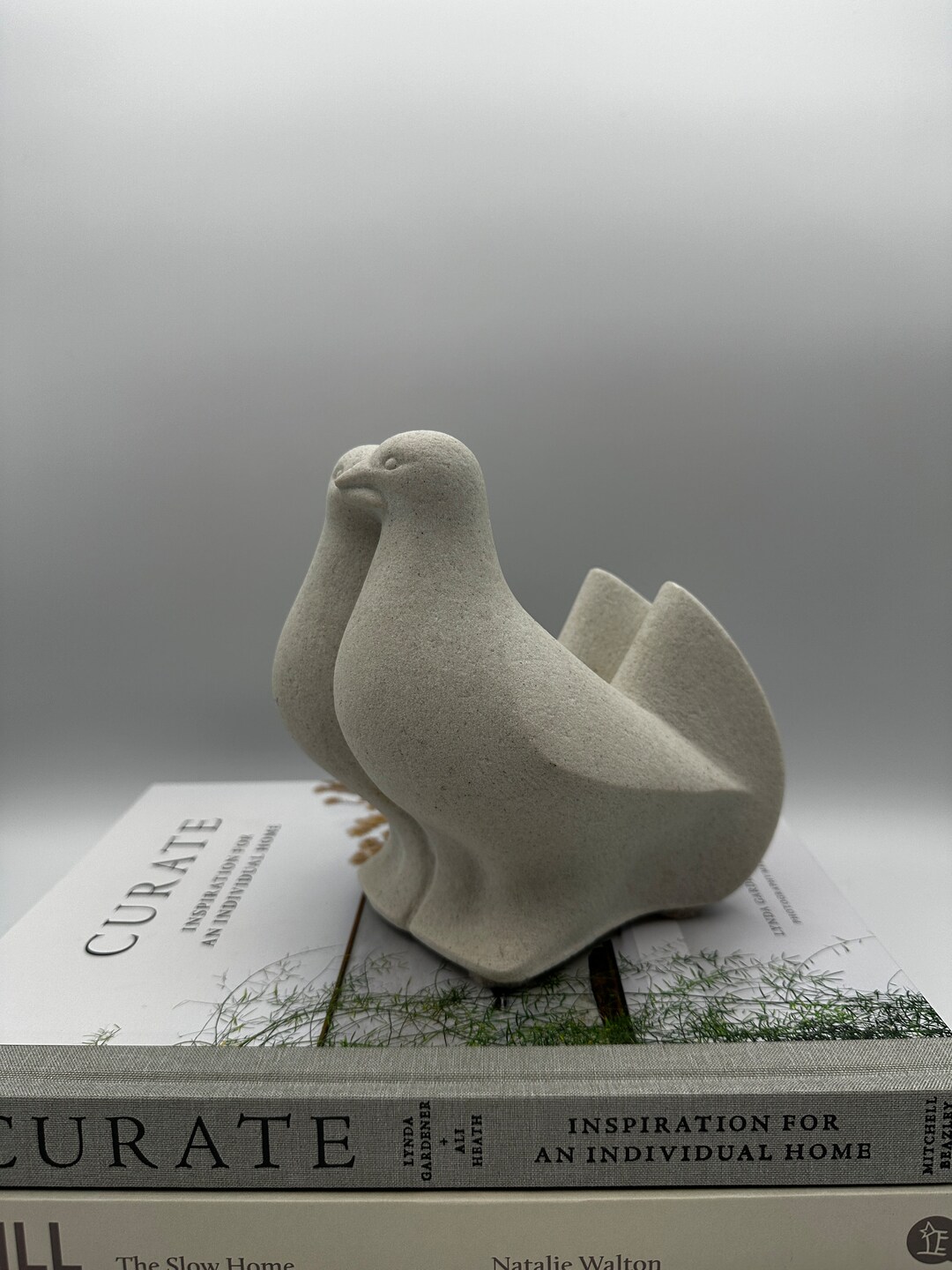 Belgium Marbell Stone Art Lovebirds Dove Art Vintage Statue Etsy