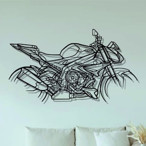 Motor  Metal Wall Art | Motorcycle  Wall Decor | Custom Motorcycle Wall Art | Metal Wall Decor | Gift Decor