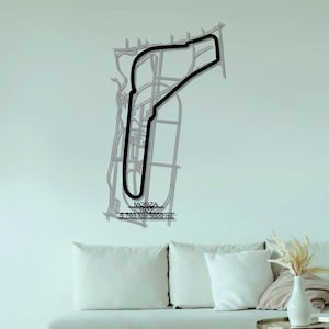 Monza Stromkreis Metall Wandkunst