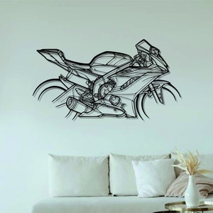 Motor  Metal Wall Art | Motorcycle  Wall Decor | Custom Motorcycle Wall Art | Metal Wall Decor | Gift Decor