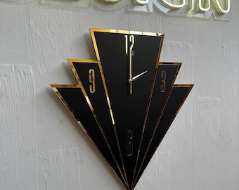 Wooden wall clock l Home Decor l Wall Art