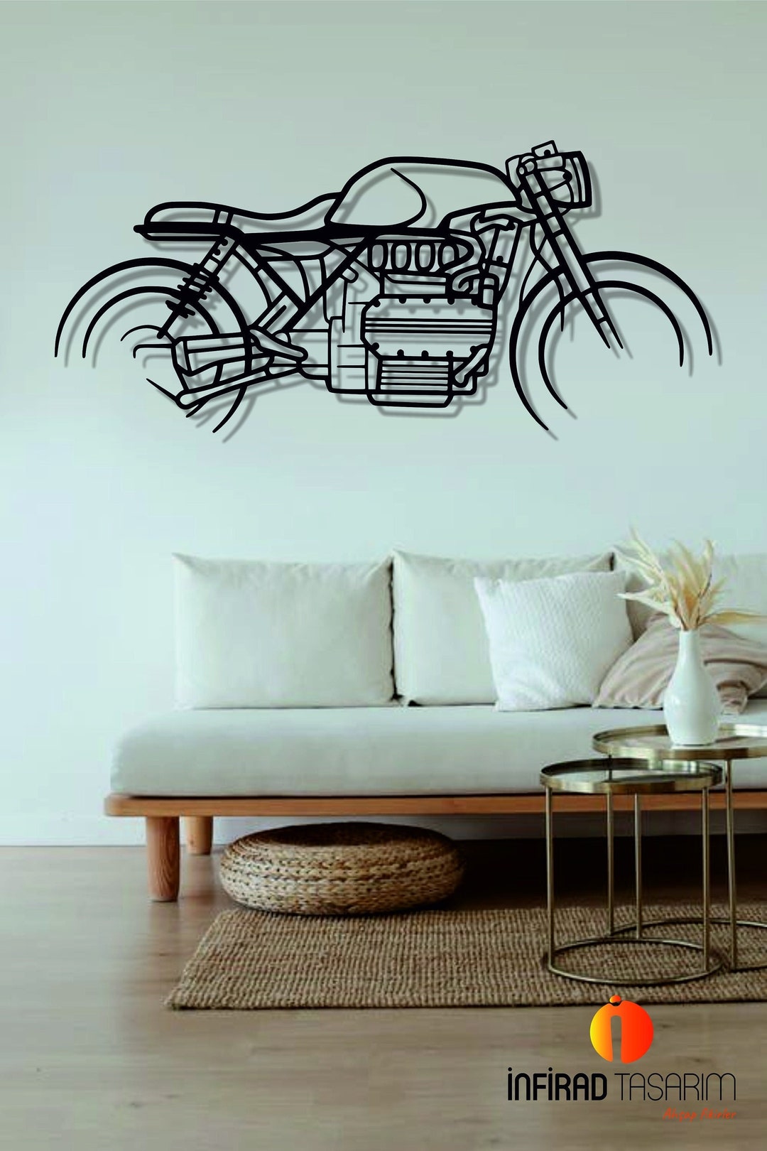 Motorcycle Silhouette Metal Wall Art Motorcycle Silhouette Wall Decor