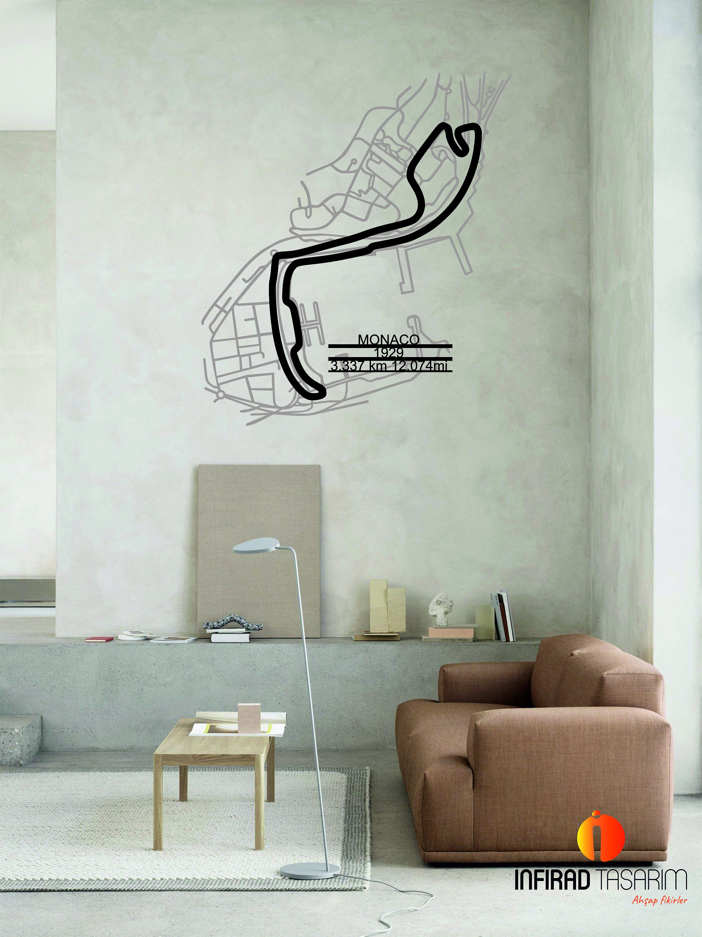 Circuit De Monaco Metal Wall Art - Etsy