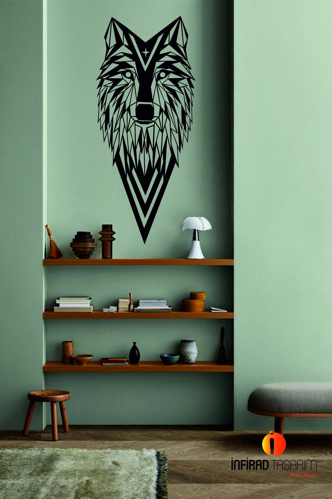 Wolf Metal Wall Art, Metal Wolf Head Art, Wolf Gifts, Metal Wall Decor