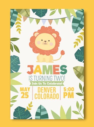 Printable Safari Themed for Kids Birthday Party Decoration Bundle, All ...