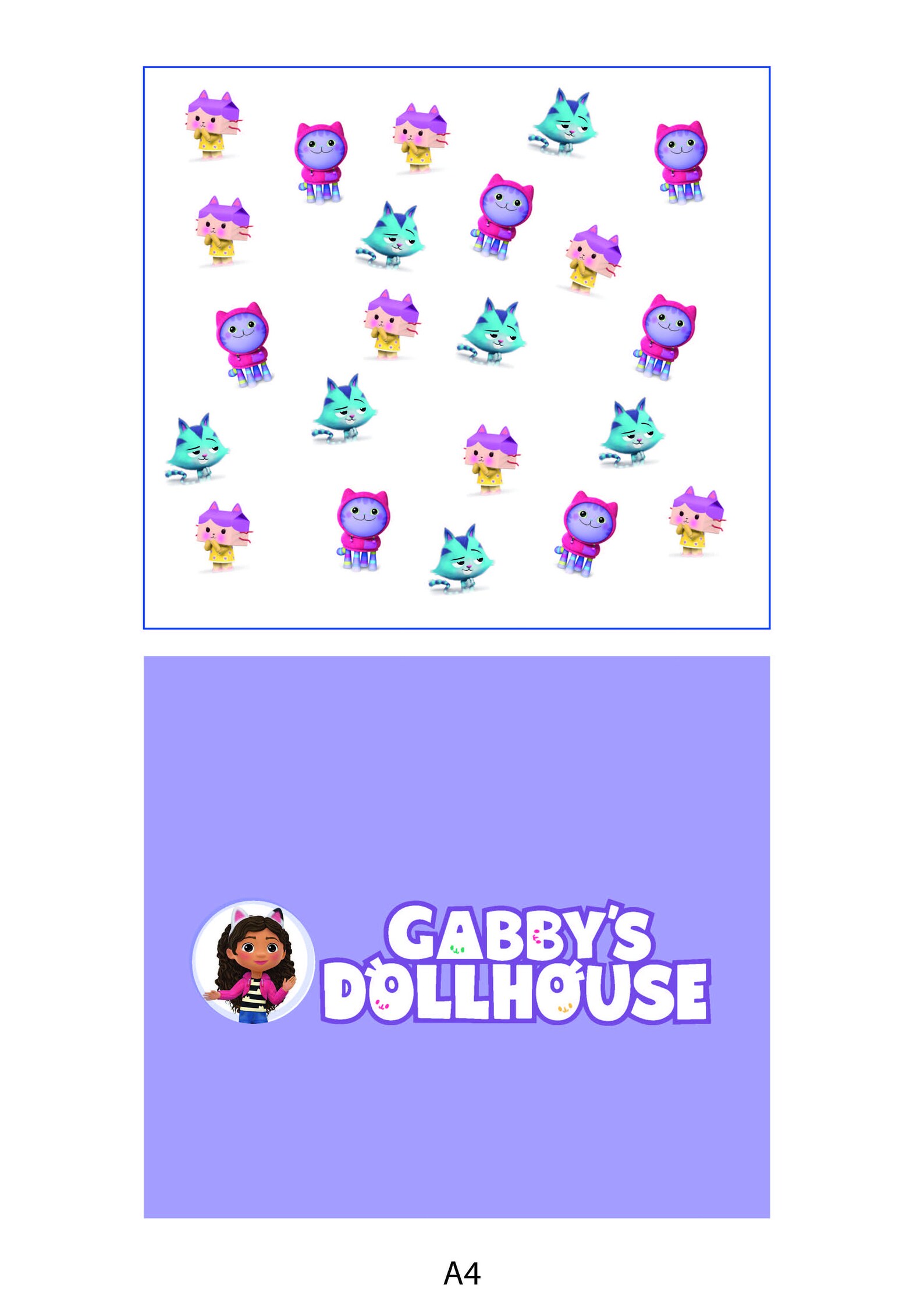 Printable Gabby's Dollhouse Labels of Chocolate Bars Etsy