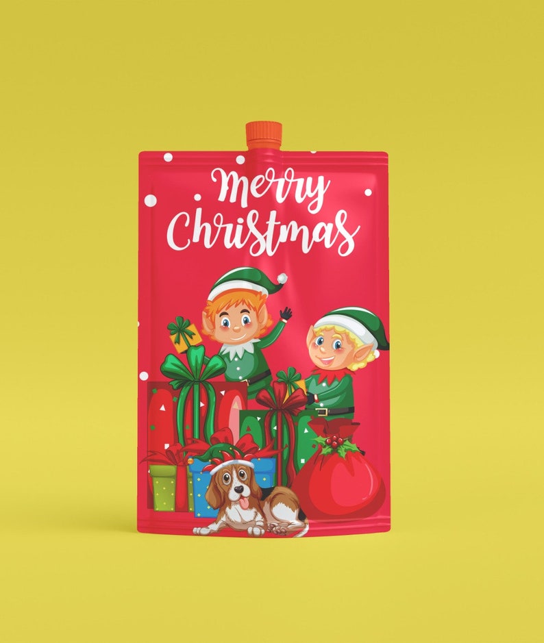 Printable Juice Labels for Your Christmas Party, DIY Instant Download ...