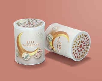 Label voor chips voor Eid al Fitr, DIY Instant Download, Printable Chips label, Eid diner decoraties, Pringles chips label