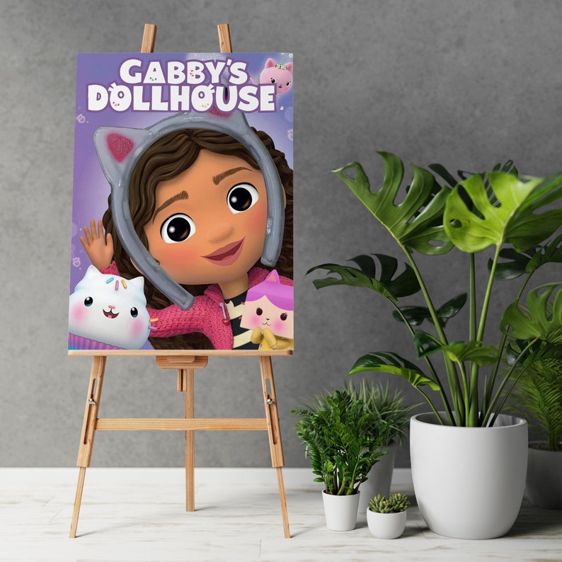 Printable Gabby's Dollhouse Sign Big Size for Etsy