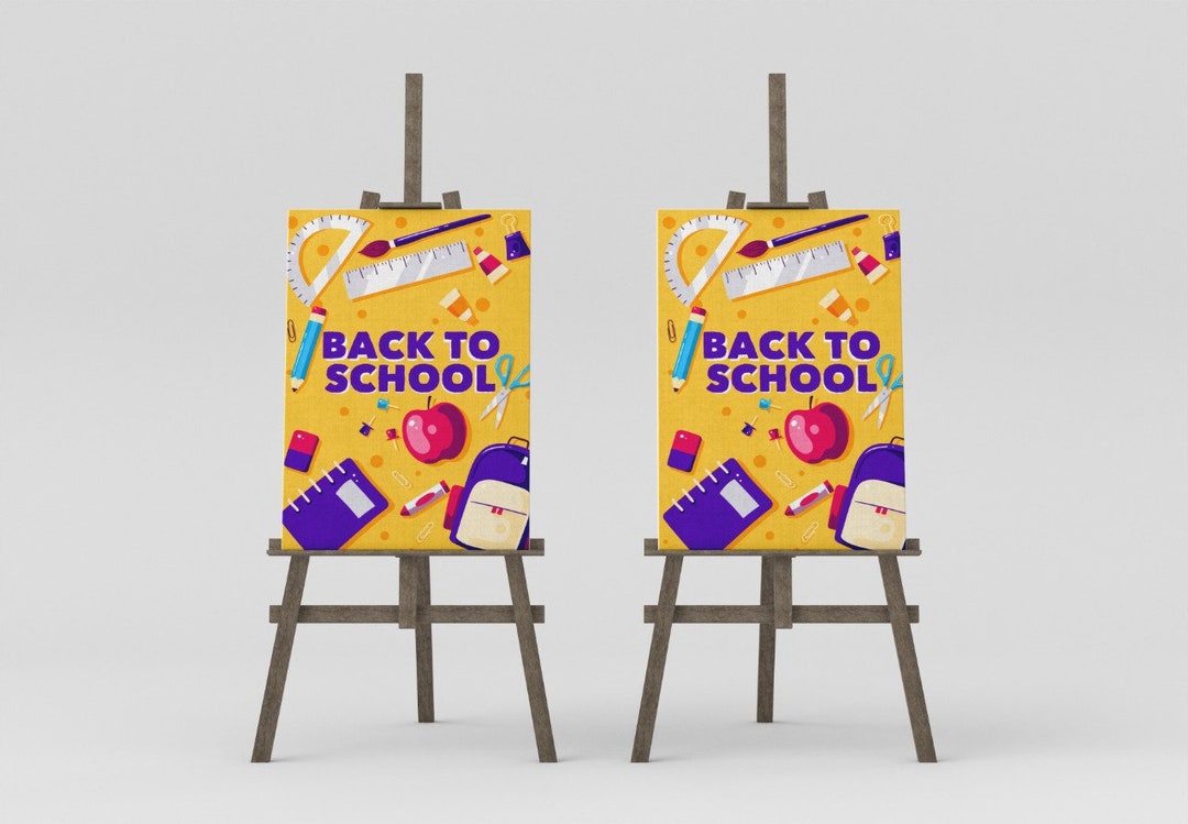 Printable Welcome Sign Small Size for Back to School Day, DIY Instant ...