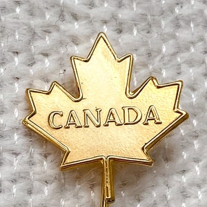 Vintage Kanada Emaille Pin | Antike Kanada Maple Leaf Anstecknadel aus den 1970er Jahren | Vintage Canada Maple Leaf Anstecker | Pin aus kanadischem Ahornblatt