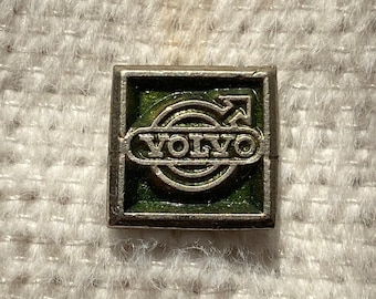 LOT VOLVO ANCIEN sigle emblème logo insigne monogramme en metal chromé