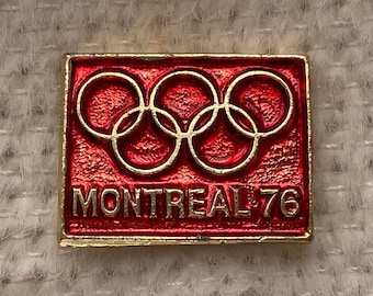 Écusson Brodé Jeux Olympiques Montréal 1976 - Blanc - Pièce
