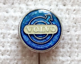 Vintage Volvo Cars Pin | Antique Volvo Lapel Pin from 1960s | Vintage Volvo Badge | Vintage Volvo Logo Pin | Swedish Cars Pin | Volvo Merch