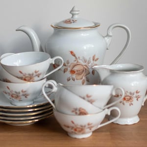 希少　チェコスロヴァキア時代　高級　ティーポット　ヴィンテージ　アンティーク Antique czechoslovakia tea set - Etsy 日本