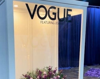 Bouwplannen voor Vogue Photo Booth
