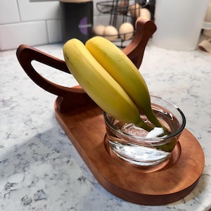 Pochette banane en bois fabriquée à la main