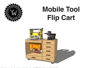 Flip Tool Cart for Small Shops