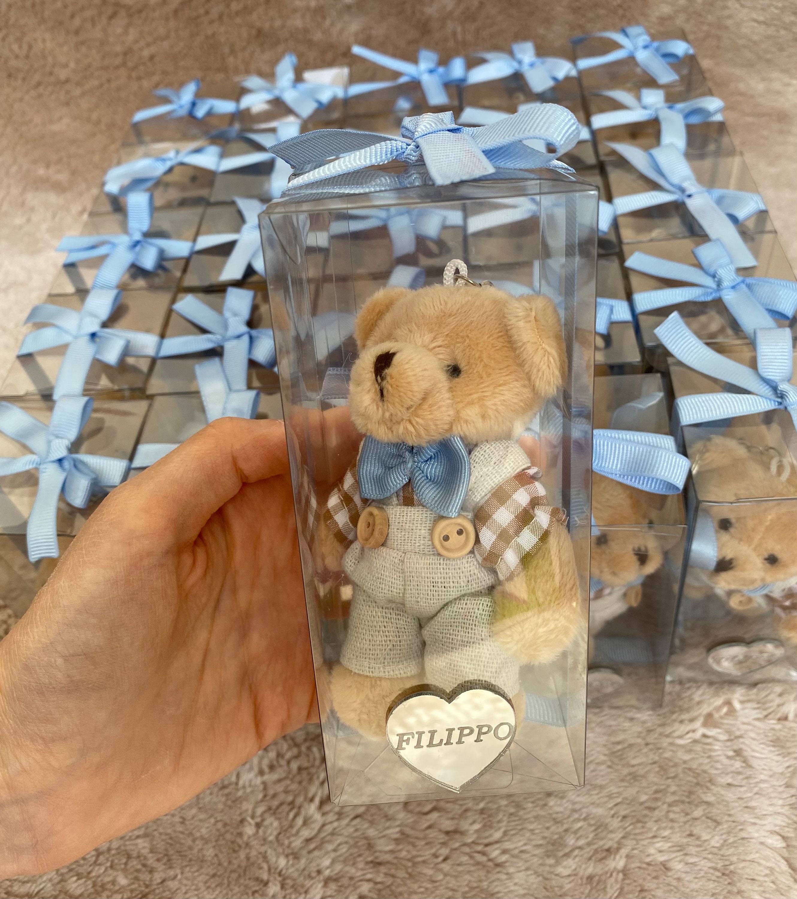 plush teddy bear keychain