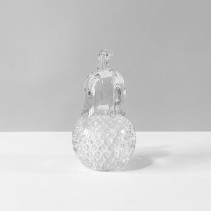 FM RONNEBY of Sweden. Silver inlay Pear-Shaped Paperweight with Controlled Bubbles. image 4