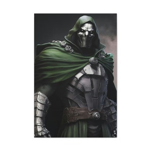 Ultra realistische Dr Doom Wandkunst DC Style