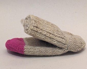 S Size | Wool 100% | Slippers | Raw Edition