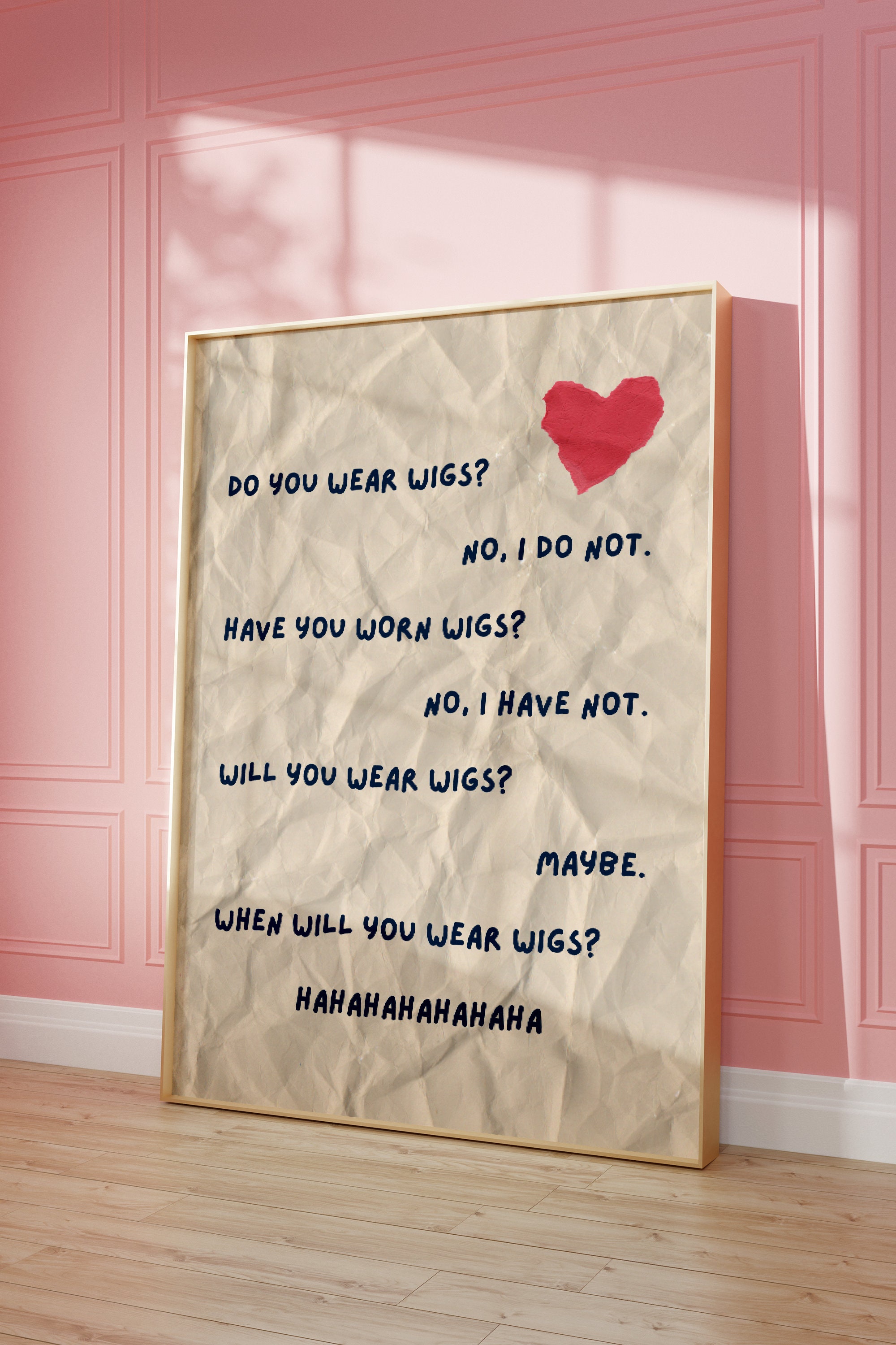 Do You Wear Wigs Digital Download, Lotr Poster, Lord of the Rings Funny