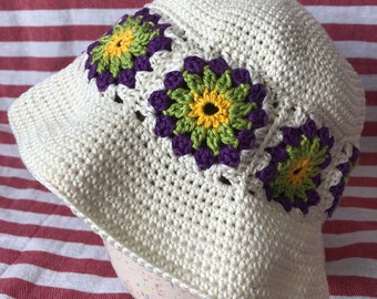 Granny square hat | Etsy Italia