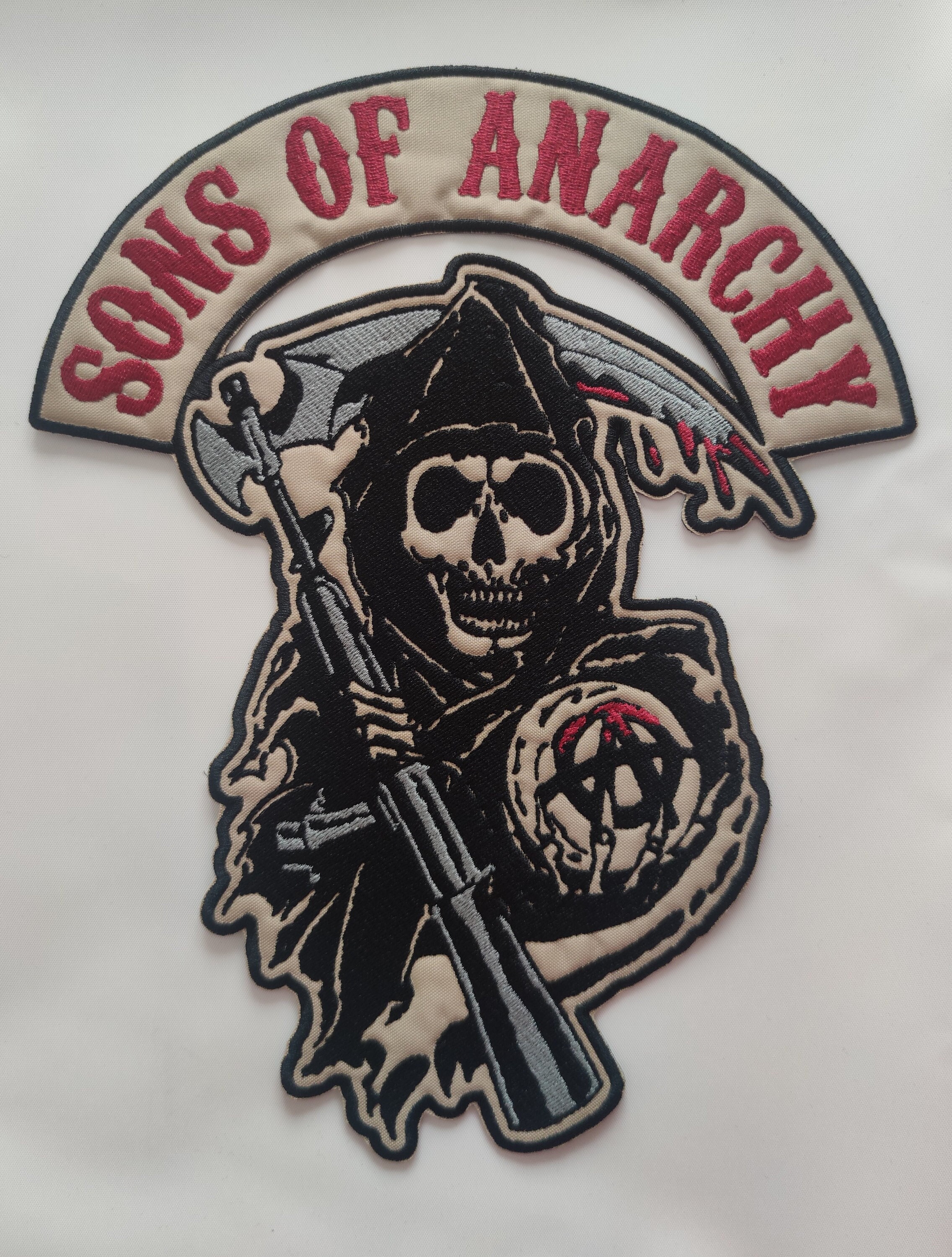 Full size Sons of Anarchy Ireland Quality Iron/Sew on patch set