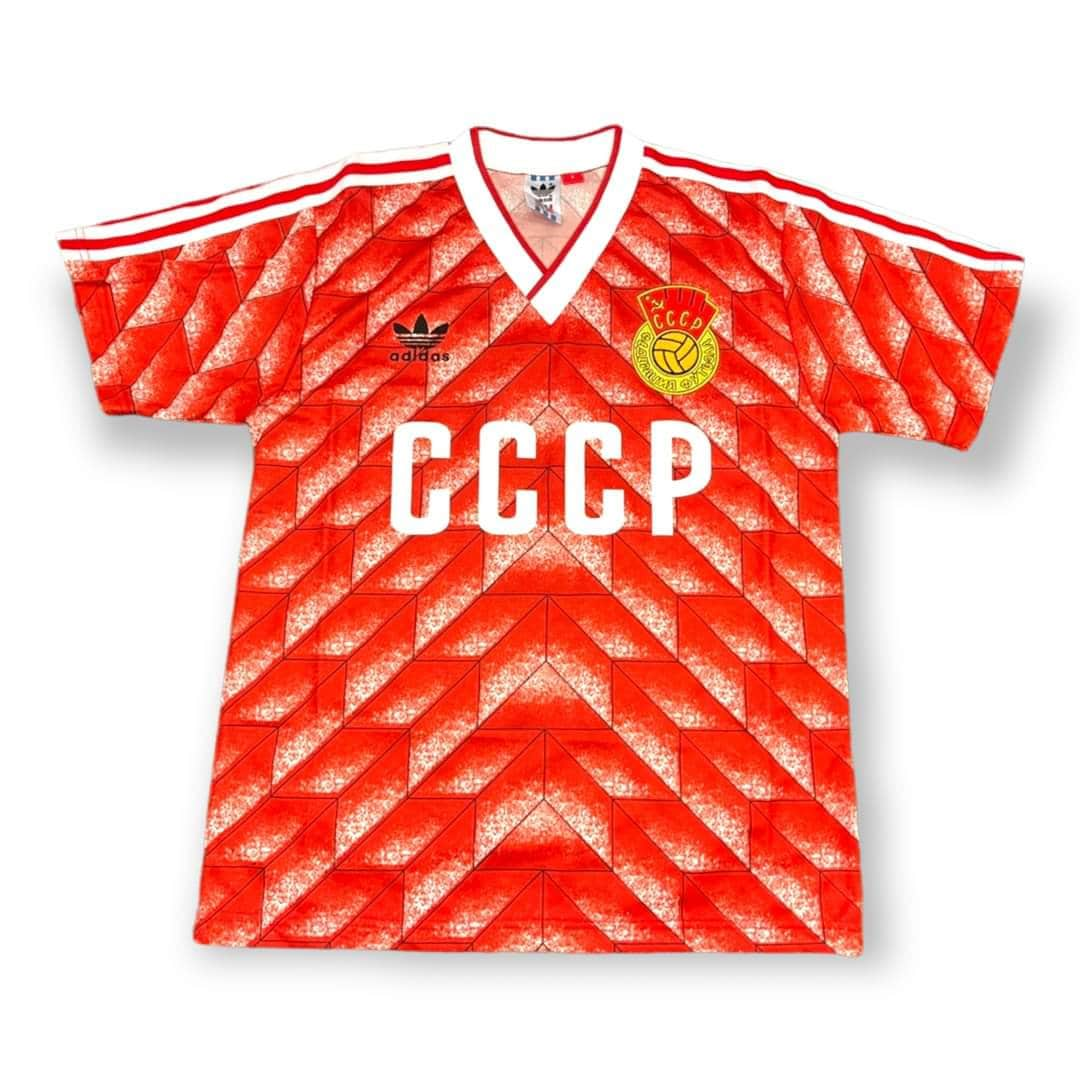 USSR SOVIET UNION 1988 EURO CUP ORIGINAL JERSEY SIZE M (VERY GOOD) –  TIFFOZI APPAREL