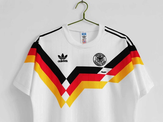 Alemania 1990 camiseta clásica copa del mundo italia 90 - Etsy España