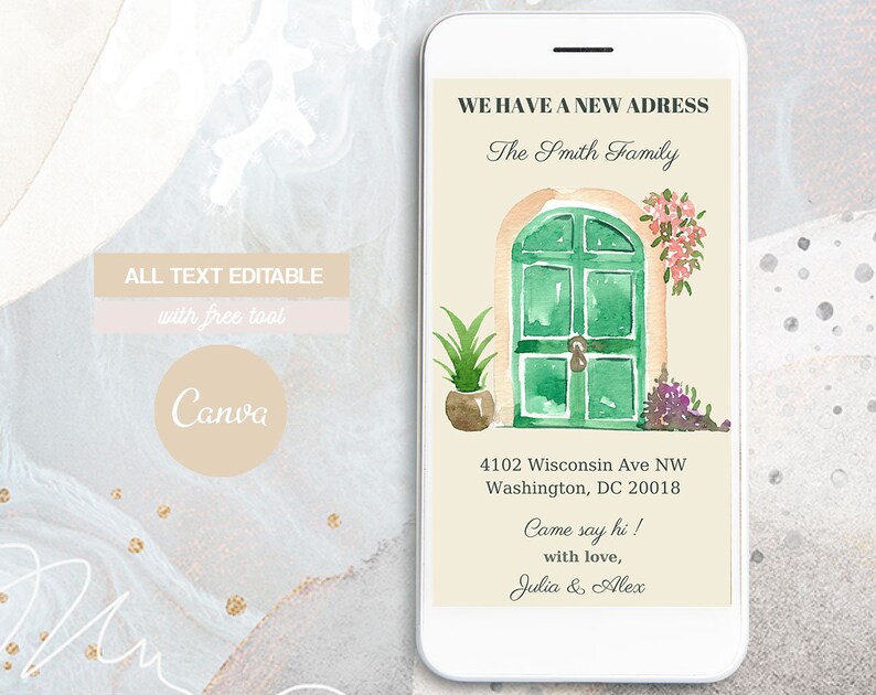 Editable Housewarming Invitationmoving - Etsy