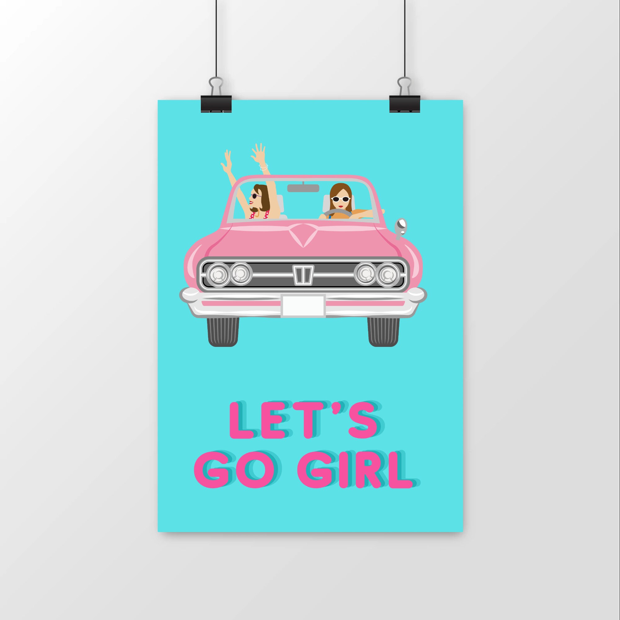 Affiche Let's Go Girl