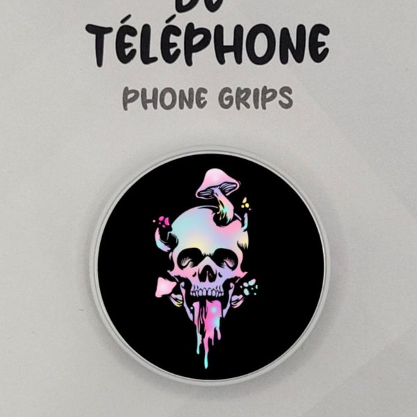 Phone Grip | Skull Mushroom