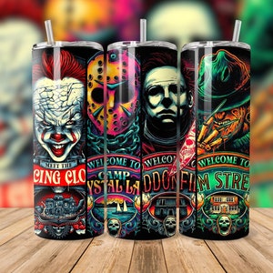 20oz Straight Tumbler | Horror Killers