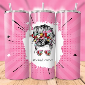 Straight Tumbler 20oz | #Lifeofeducator