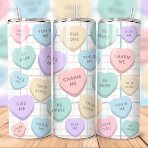 Straight Tumbler 20oz | Valentine Candy